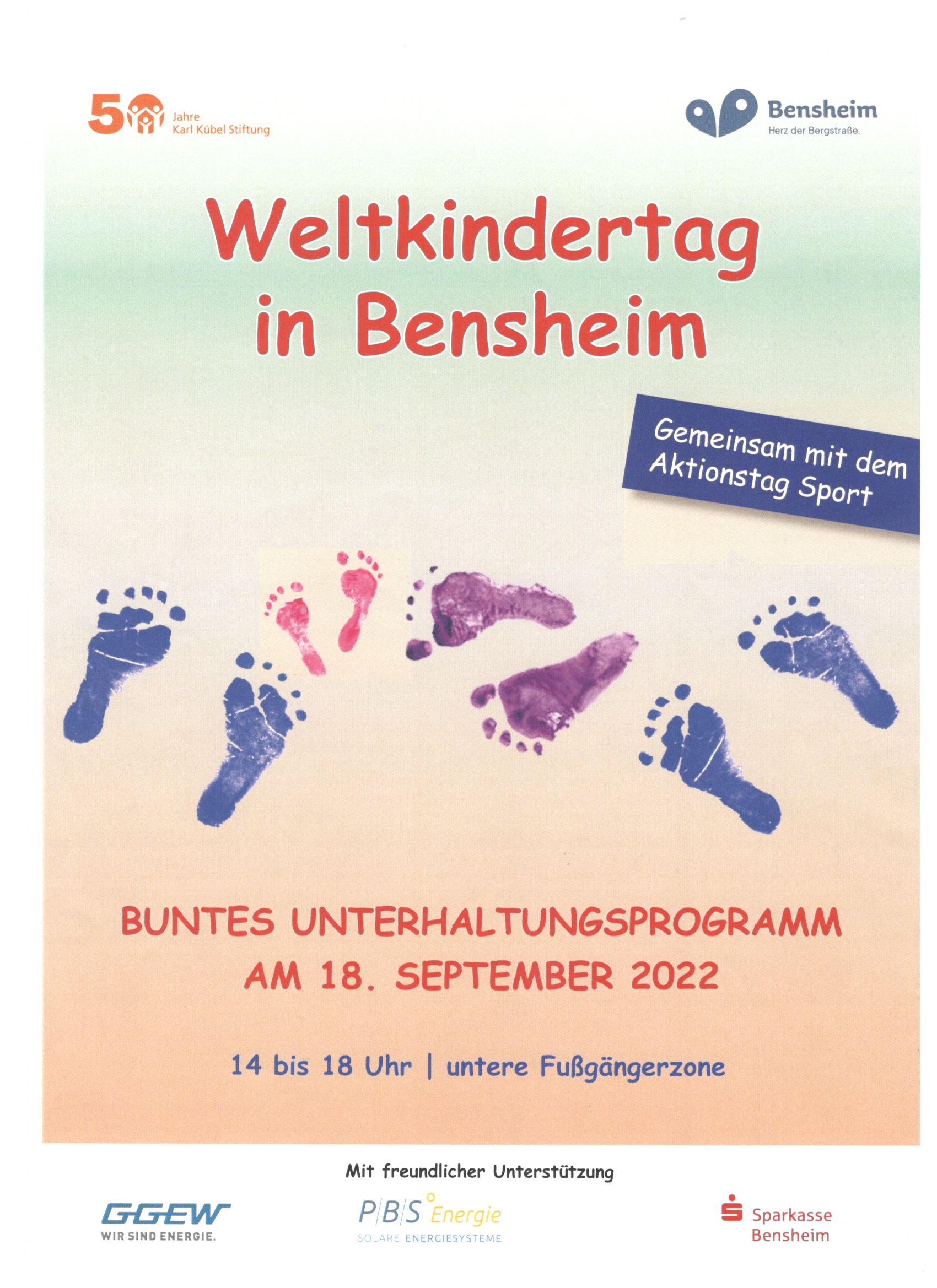 Plakat weltkindertag